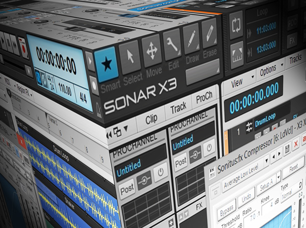 sonar x3 內建的虛擬混音器